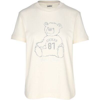 Guess ACTIVEWEAR T-Shirt creme S W Guess ACTIVEWEAR T-Shirt creme S W