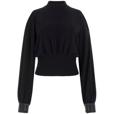 Guess Rollkragenpullover schwarz S W Guess Rollkragenpullover schwarz S W