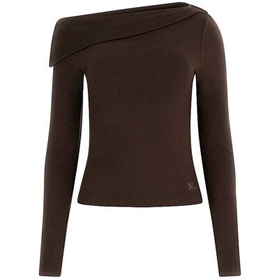 Guess Langarmshirt DAMIANA braun S W Guess Langarmshirt DAMIANA braun S W