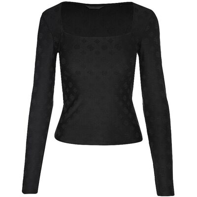 Guess Langarmshirt schwarz L W Guess Langarmshirt schwarz L W