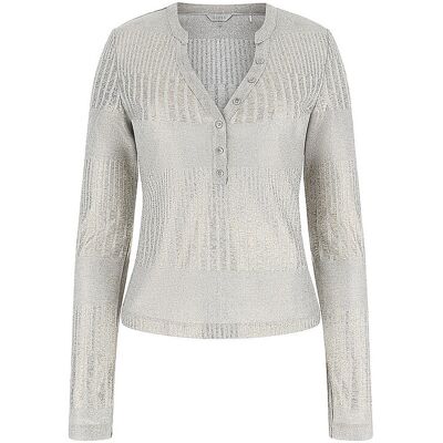 Guess Langarmshirt MARILENA silber M W Guess Langarmshirt MARILENA silber M W