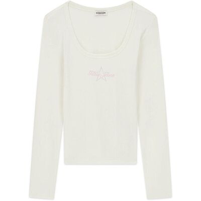 Guess Langarmshirt beige S W Guess Langarmshirt beige S W