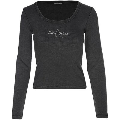 Guess Langarmshirt schwarz XS W Guess Langarmshirt schwarz XS W