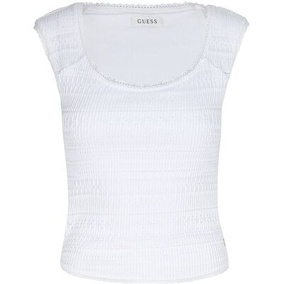 Guess Top ELISABETTE weiss L W Guess Top ELISABETTE weiss L W