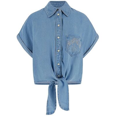 Guess Blusenshirt AMBRA blau S W Guess Blusenshirt AMBRA blau S W