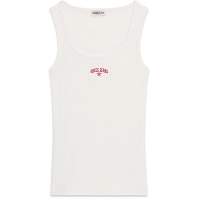 Guess Top EMBRO weiss XL W Guess Top EMBRO weiss XL W