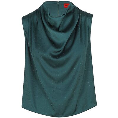 HUGO Blusenshirt CASMINI-1 petrol 36 W HUGO Blusenshirt CASMINI-1 petrol 36 W