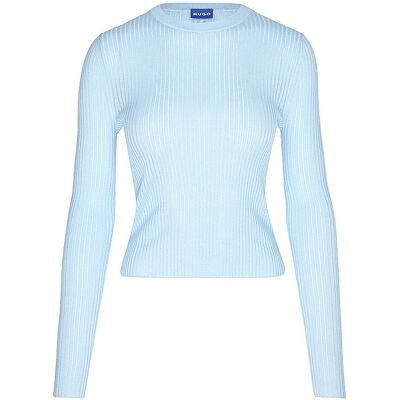 HUGO Pullover hellblau S W HUGO Pullover hellblau S W