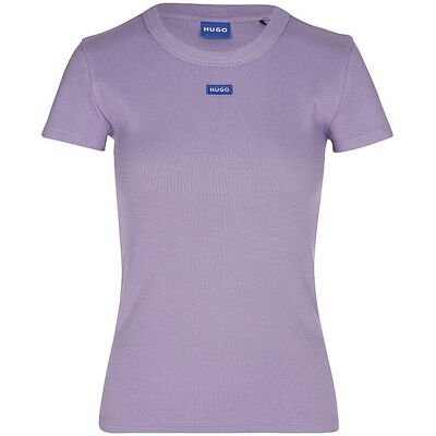 HUGO T-Shirt lila L W HUGO T-Shirt lila L W