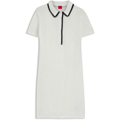 HUGO Minikleid SLYSY weiss S W HUGO Minikleid SLYSY weiss S W