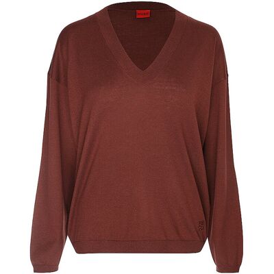 HUGO Pullover SESSARINA braun XS W HUGO Pullover SESSARINA braun XS W