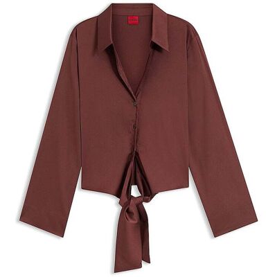 HUGO Blusenshirt ERRIKA braun 42 W HUGO Blusenshirt ERRIKA braun 42 W