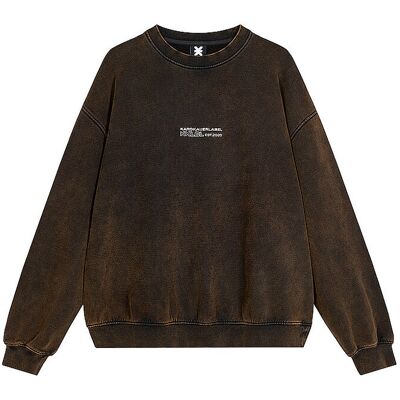 KARO KAUER Sweater braun XL W KARO KAUER Sweater braun XL W