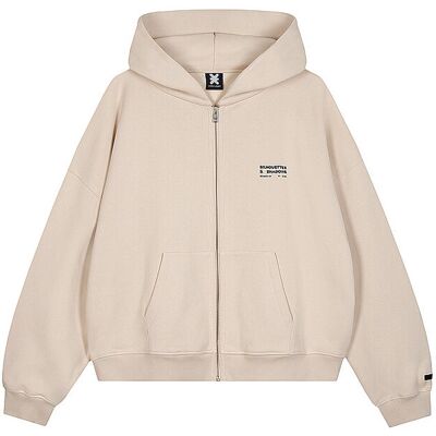 KARO KAUER Sweatjacke beige M W KARO KAUER Sweatjacke beige M W