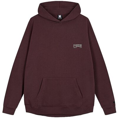 KARO KAUER Kapuzensweater - Hoodie dunkelrot XL W KARO KAUER Kapuzensweater - Hoodie dunkelrot XL W