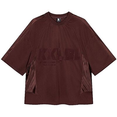 KARO KAUER T-Shirt Cropped Fit braun XL W KARO KAUER T-Shirt Cropped Fit braun XL W