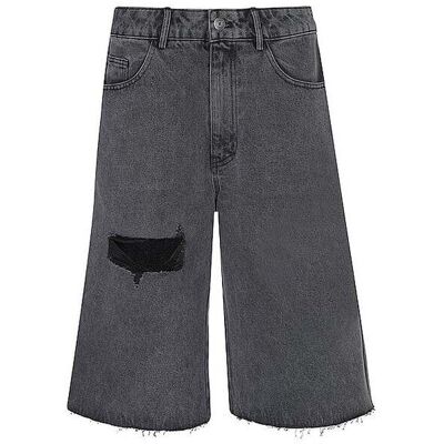 KARO KAUER Jeansshorts schwarz XL W KARO KAUER Jeansshorts schwarz XL W