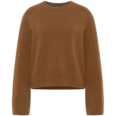 LANIUS Pullover Cropped Fit camel 40 W LANIUS Pullover Cropped Fit camel 40 W