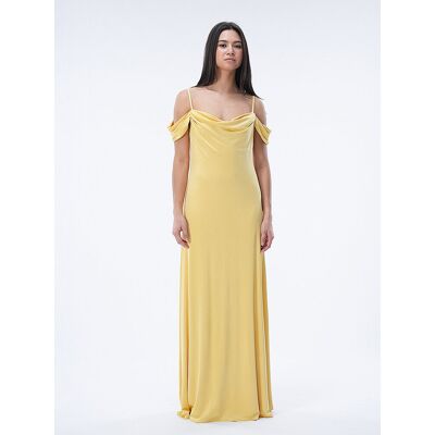 LAUREN RALPH LAUREN Anlasskleid SCHETNAY gelb 34 W LAUREN RALPH LAUREN Anlasskleid SCHETNAY gelb 34 W