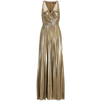 LAUREN RALPH LAUREN Abendkleid gold 36 W LAUREN RALPH LAUREN Abendkleid gold 36 W