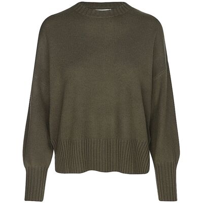 LES TRICOTS DE LEA Kaschmirpullover MAPOUPETTE dunkelgrün XS/S W LES TRICOTS DE LEA Kaschmirpullover MAPOUPETTE dunkelgrün XS/S W