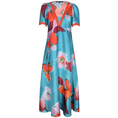 LUISA CERANO Maxikleid blau 34 W LUISA CERANO Maxikleid blau 34 W
