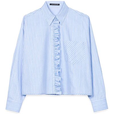 LUISA CERANO Bluse hellblau 34 W LUISA CERANO Bluse hellblau 34 W