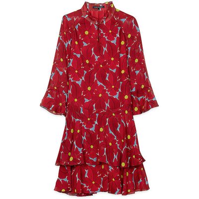LUISA CERANO Midikleid rot 36 W LUISA CERANO Midikleid rot 36 W