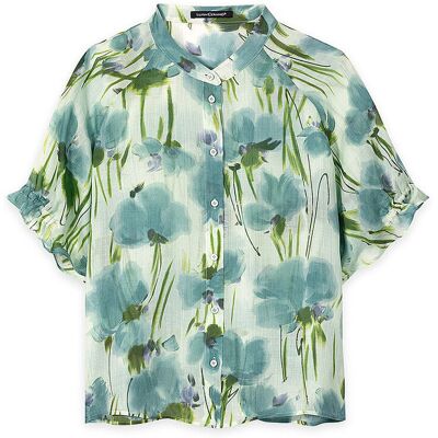 LUISA CERANO Bluse blau 34 W LUISA CERANO Bluse blau 34 W