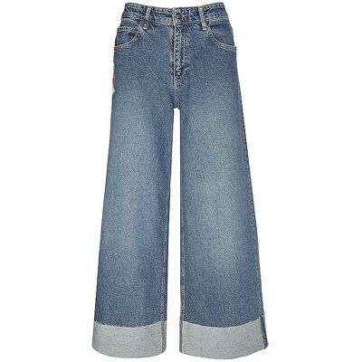 MAC Jeans Wide Leg 7/8 NEVADA blau 38 W MAC Jeans Wide Leg 7/8 NEVADA blau 38 W