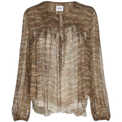 MARANT ETOILE Blusenshirt ADVIKA hellbraun 40 W MARANT ETOILE Blusenshirt ADVIKA hellbraun 40 W
