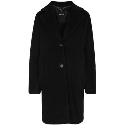 Marc CAIN Wollmantel schwarz 42 W Marc CAIN Wollmantel schwarz 42 W