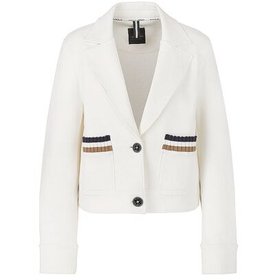 Marc CAIN Jerseyblazer weiss 42 W Marc CAIN Jerseyblazer weiss 42 W