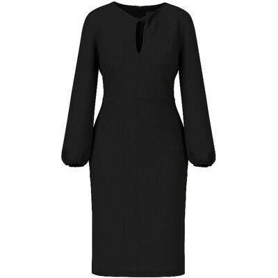 Marc CAIN Midikleid schwarz 38 W Marc CAIN Midikleid schwarz 38 W