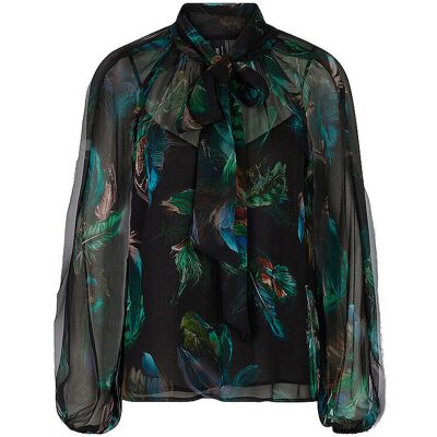 Marc CAIN Bluse dunkelgrün 40 W Marc CAIN Bluse dunkelgrün 40 W