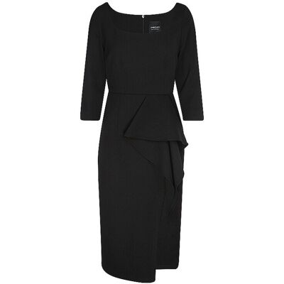 Marc CAIN Midikleid schwarz 38 W Marc CAIN Midikleid schwarz 38 W