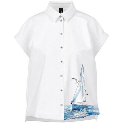 Marc CAIN Bluse hellblau 36 W Marc CAIN Bluse hellblau 36 W