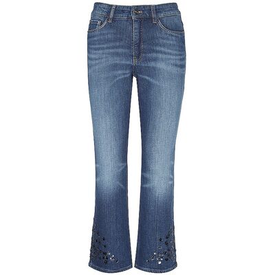 Marc CAIN Jeans Wide Leg FORLI 7/8 dunkelblau 38 W Marc CAIN Jeans Wide Leg FORLI 7/8 dunkelblau 38 W