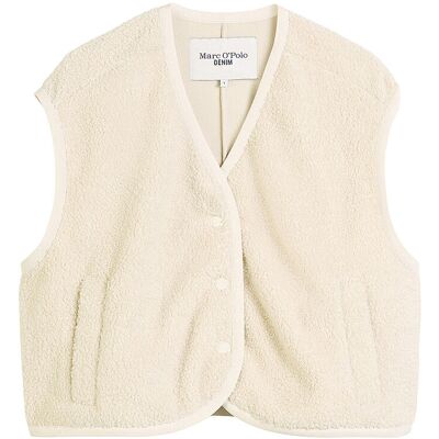 Marc O' Polo DENIM Gilet in Felloptik creme M W Marc O' Polo DENIM Gilet in Felloptik creme M W