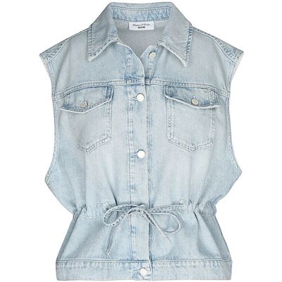 Marc O' Polo DENIM Gilet hellblau M W Marc O' Polo DENIM Gilet hellblau M W