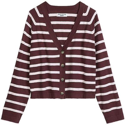 Marc O' Polo DENIM Cardigan dunkelrot S W Marc O' Polo DENIM Cardigan dunkelrot S W