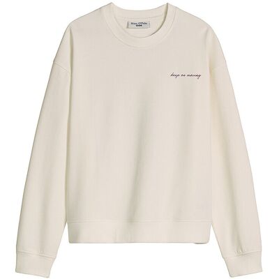 Marc O' Polo DENIM Sweater weiss L W Marc O' Polo DENIM Sweater weiss L W