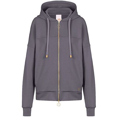MEY Loungewear Sweatjacke SMOOTH serious grey grau L W MEY Loungewear Sweatjacke SMOOTH serious grey grau L W