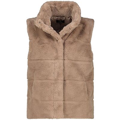 MONARI Gilet in Felloptik camel 34 W MONARI Gilet in Felloptik camel 34 W