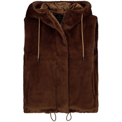 MONARI Gilet in Felloptik braun 42 W MONARI Gilet in Felloptik braun 42 W