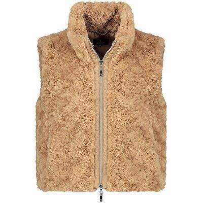 MONARI Gilet in Felloptik hellbraun 42 W MONARI Gilet in Felloptik hellbraun 42 W