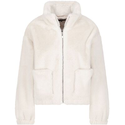 MONARI Jacke in Felloptik creme 42 W MONARI Jacke in Felloptik creme 42 W