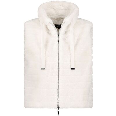 MONARI Gilet in Felloptik beige 44 W MONARI Gilet in Felloptik beige 44 W