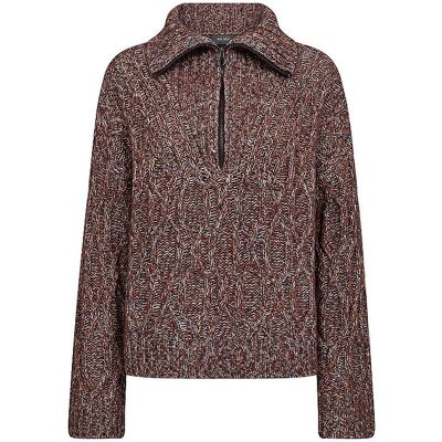 MOS MOSH Troyer Pullover MMKELSEY dunkelrot L W MOS MOSH Troyer Pullover MMKELSEY dunkelrot L W