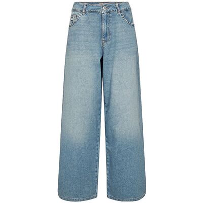 MOS MOSH Jeans Wide Leg MMNORLANESMA hellblau 28 W MOS MOSH Jeans Wide Leg MMNORLANESMA hellblau 28 W